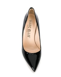 Escarpins en cuir noirs Marc Ellis