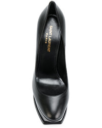 Escarpins en cuir noirs Saint Laurent