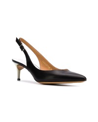 Escarpins en cuir noirs Maison Margiela