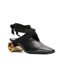 Escarpins en cuir noirs JW Anderson