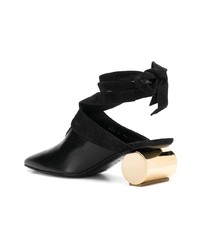 Escarpins en cuir noirs JW Anderson