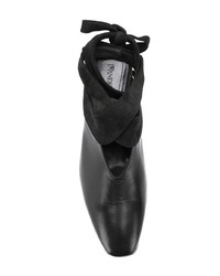 Escarpins en cuir noirs JW Anderson