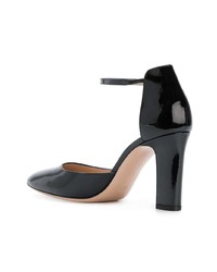 Escarpins en cuir noirs Gianvito Rossi