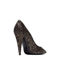 Escarpins en cuir noirs Saint Laurent