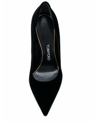 Escarpins en cuir noirs Tom Ford