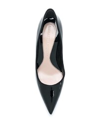 Escarpins en cuir noirs Alexander McQueen