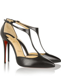 Escarpins en cuir noirs Christian Louboutin