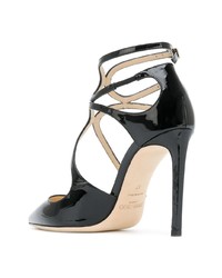 Escarpins en cuir noirs Jimmy Choo