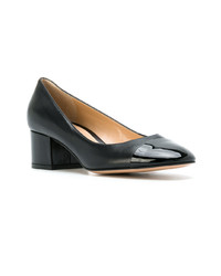 Escarpins en cuir noirs Gianvito Rossi