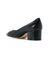 Escarpins en cuir noirs Gianvito Rossi