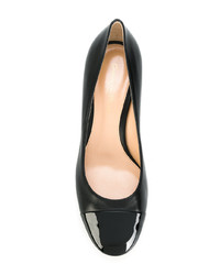 Escarpins en cuir noirs Gianvito Rossi