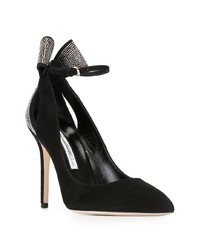 Escarpins en cuir noirs Brian Atwood