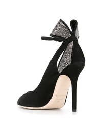 Escarpins en cuir noirs Brian Atwood