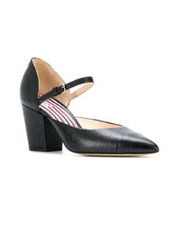 Escarpins en cuir noirs Thom Browne