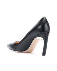 Escarpins en cuir noirs Nicholas Kirkwood