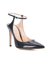 Escarpins en cuir noirs Gianvito Rossi