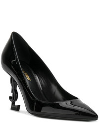 Escarpins en cuir noirs Saint Laurent