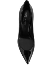 Escarpins en cuir noirs Saint Laurent