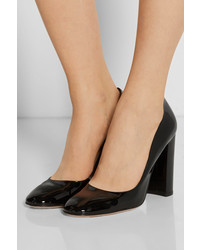 Escarpins en cuir noirs Gianvito Rossi