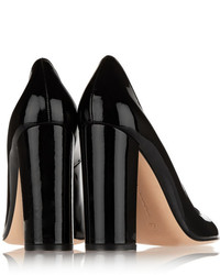 Escarpins en cuir noirs Gianvito Rossi