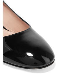 Escarpins en cuir noirs Gianvito Rossi