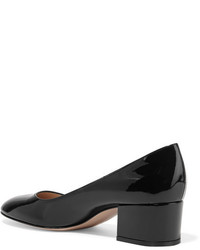 Escarpins en cuir noirs Gianvito Rossi