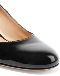 Escarpins en cuir noirs Gianvito Rossi