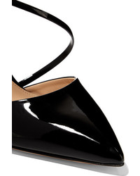 Escarpins en cuir noirs Gianvito Rossi