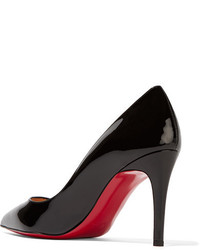 Escarpins en cuir noirs Christian Louboutin