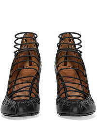 Escarpins en cuir noirs Givenchy