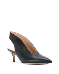 Escarpins en cuir noirs Gianvito Rossi