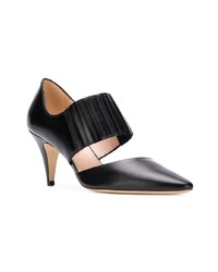 Escarpins en cuir noirs Tod's