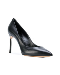 Escarpins en cuir noirs Casadei