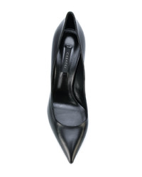 Escarpins en cuir noirs Casadei