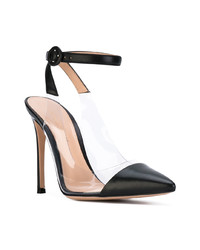 Escarpins en cuir noirs Gianvito Rossi