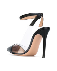 Escarpins en cuir noirs Gianvito Rossi