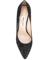 Escarpins en cuir noirs Jimmy Choo