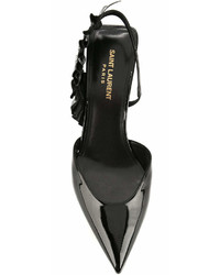 Escarpins en cuir noirs Saint Laurent