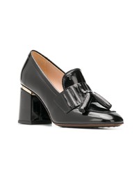 Escarpins en cuir noirs Tod's