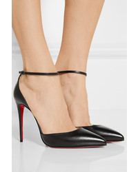 Escarpins en cuir noirs Christian Louboutin