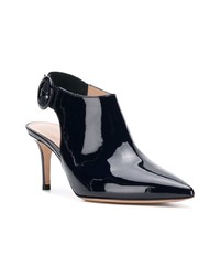 Escarpins en cuir noirs Gianvito Rossi