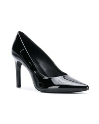 Escarpins en cuir noirs Geox