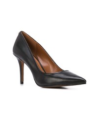 Escarpins en cuir noirs Coach