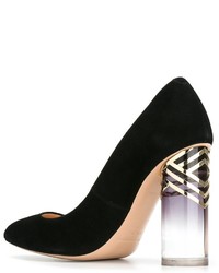 Escarpins en cuir noirs Nicholas Kirkwood