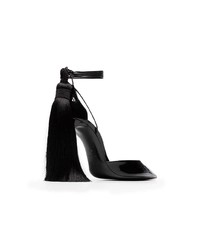 Escarpins en cuir noirs Saint Laurent