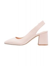 Escarpins en cuir roses Office