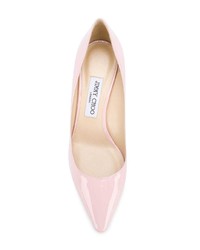 Escarpins en cuir roses Jimmy Choo