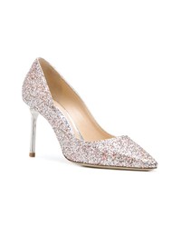 Escarpins en cuir roses Jimmy Choo