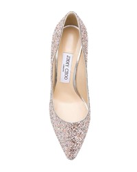 Escarpins en cuir roses Jimmy Choo