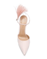 Escarpins en cuir roses Gianvito Rossi